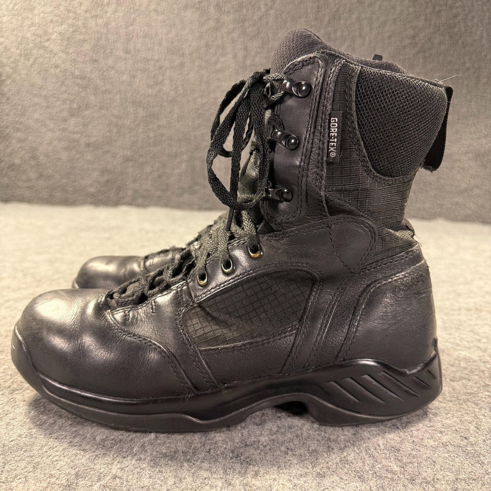 Danner Kinetic Side-Zip GTX Boots Mens 8 Black Gore-Tex‎ Tactical Combat 28012 - Picture 6 of 16